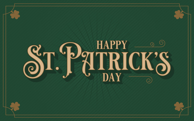 Patrick Day Card. - Corporate Identity Template