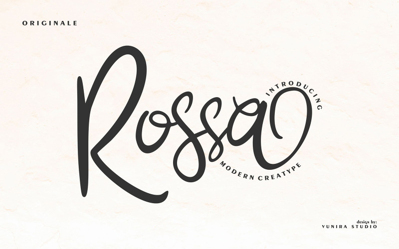 Rossa | Modern Creatype Font