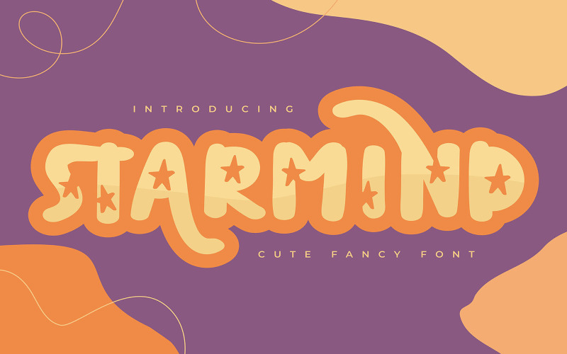 Starmind | Cute Fancy Font