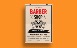 Testate - Barber Shop Flyer Design - Corporate Identity Template