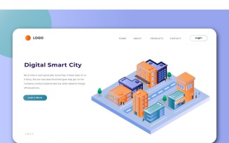 ISO 5 Digital Smart City UI Elements
