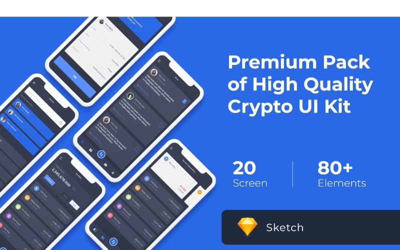 Mobile UI Bank Crypto UI Element