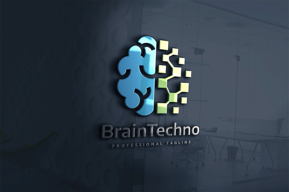 Template #161722 Brain Brainstorm Webdesign Template - Logo template Preview