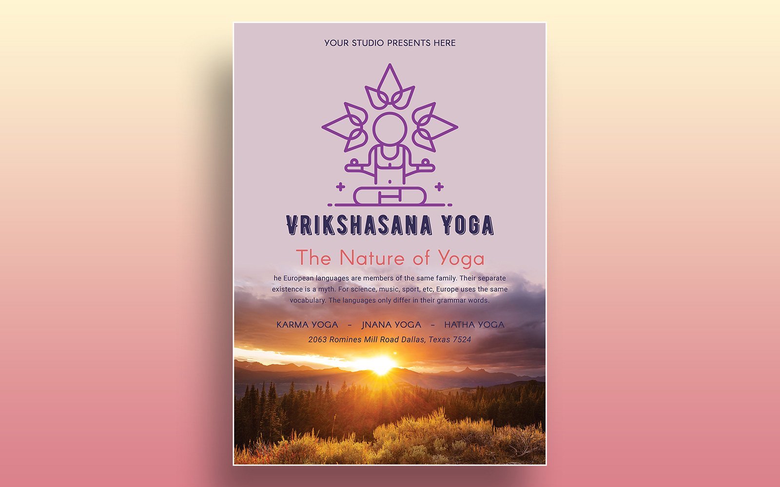 Template #161989 Yoga Meditation Webdesign Template - Logo template Preview