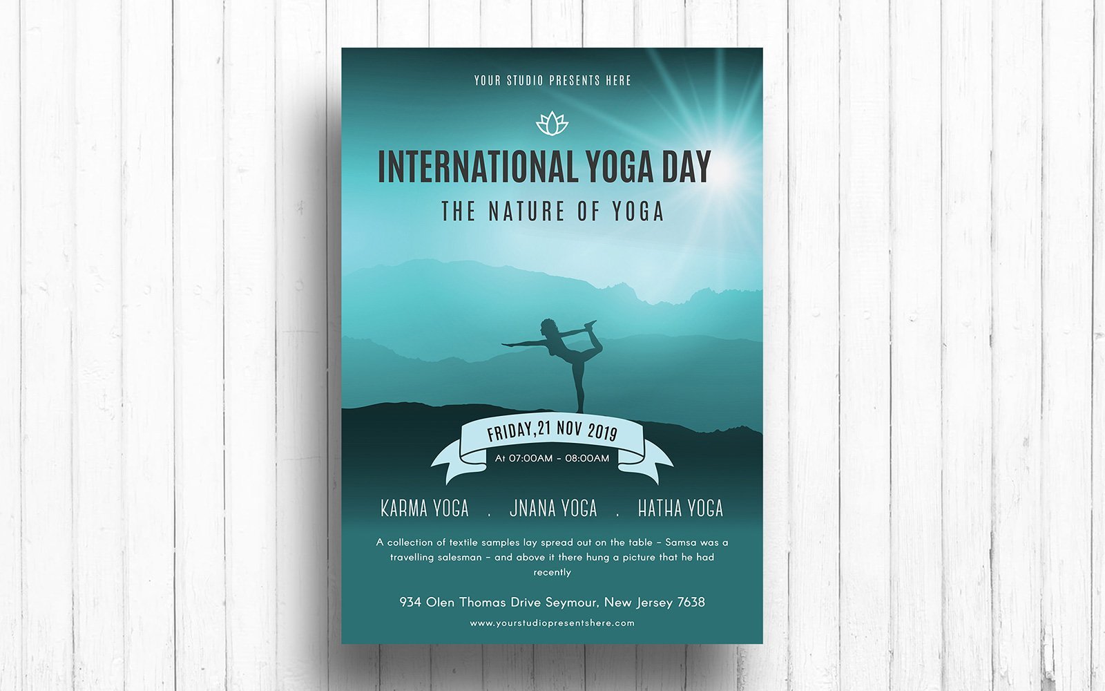 Template #161997 Yoga Meditation Webdesign Template - Logo template Preview