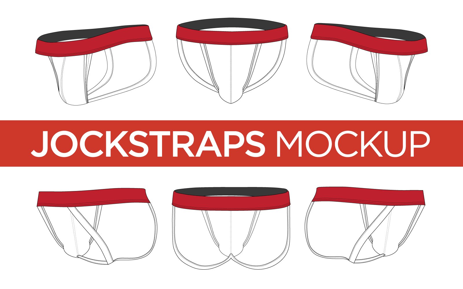 Kit Graphique #162041 Jockstraps Mockups Divers Modles Web - Logo template Preview