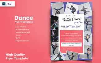 Fabric - Dance Flyer Design - Corporate Identity Template