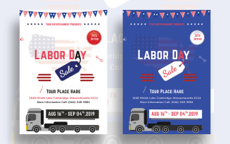 Ninger - Labor Day Sale Flyer Design - Corporate Identity Template