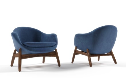 Rare Lounge Armchair Kofod Larsen 3D Model