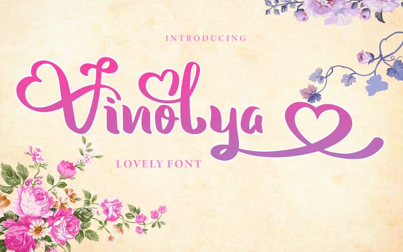 Vinolya - A Lovely Font