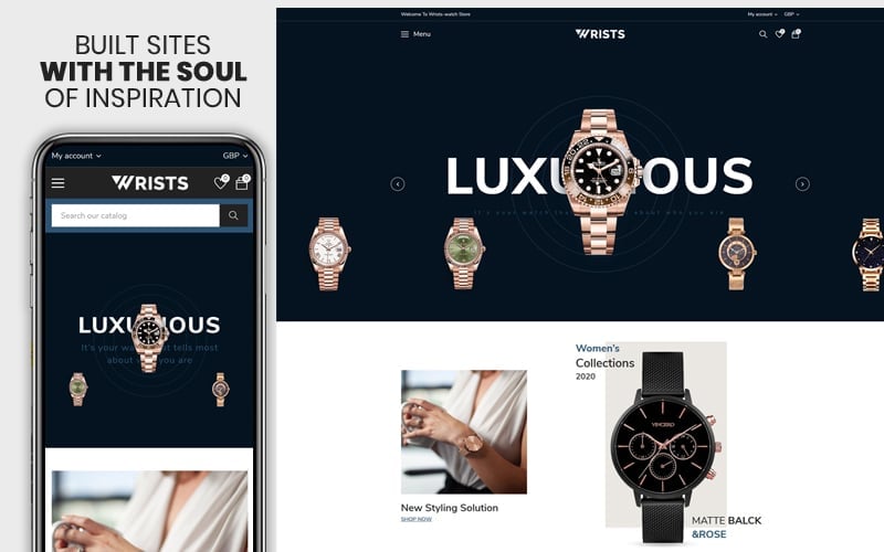 Template #162400 Store Smartwatch Webdesign Template - Logo template Preview