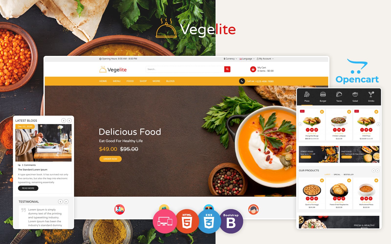 Template #162402 Vegetable Fruits Webdesign Template - Logo template Preview