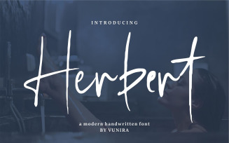 Herbert | A Modern Handwritten Font