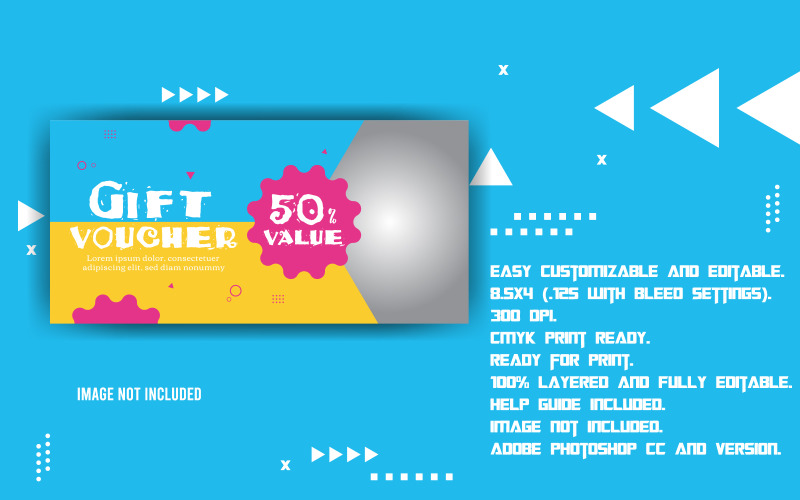 Minimal Gift Voucher - Corporate Identity Template