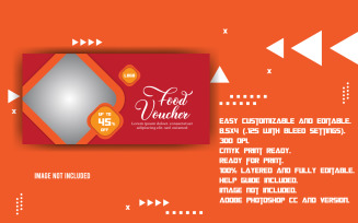 Promotional Food Card Corporate