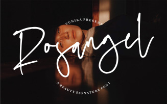 Rosangel | A Beauty Signature Font