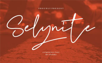 Selynite | A Signature Font