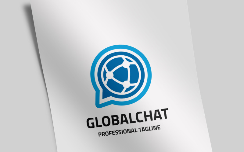 Global Chat Logo Template