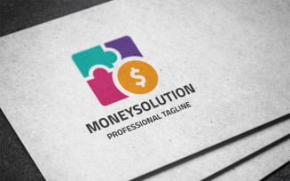 Money Solution Logo Template