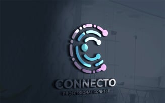 Connecto Letter C Logo Template
