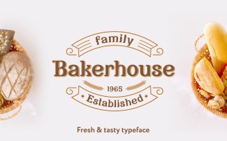 Bakerhouse Vintage + Bonus Font