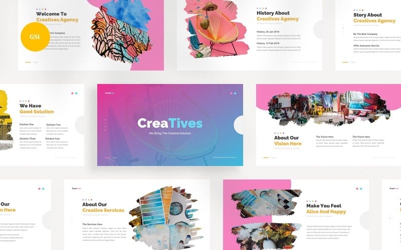 Creatives Creative Agency Google Slides