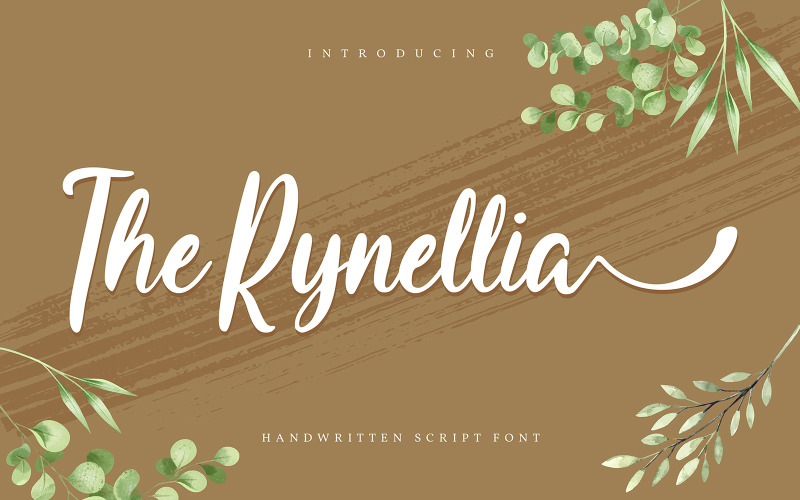The Rynellia | Handwritten Cursive Font