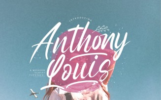 Anthony Louis - Modern Cursive Font