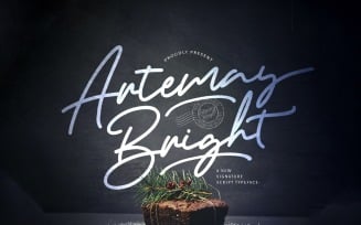 Artemay Bright - Signature Cursive Font