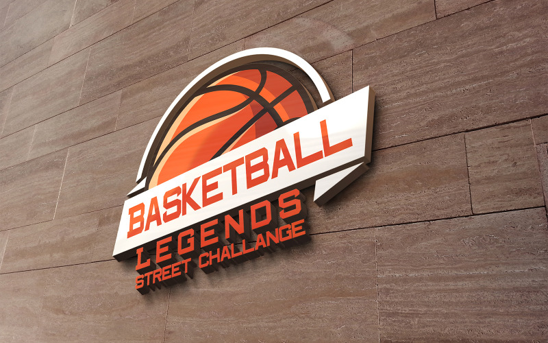 Basketball Sports Design Logo Template