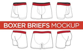 Boxer Briefs - Vector Template product mockup