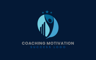 Coaching Motivation Wellness Logo Template