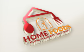 Home Foods Logo Template