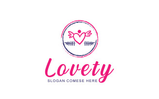Lovety Logo Template