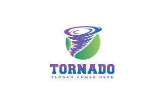 Tornado Logo Template Example