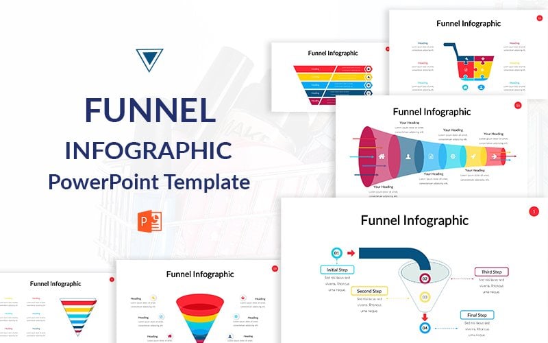 Template #163475 Infographics Funnel Webdesign Template - Logo template Preview