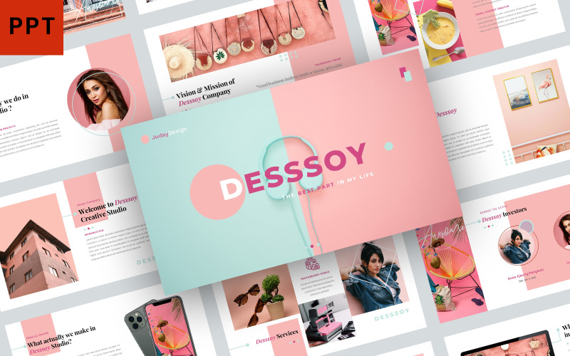 Desssoy PowerPoint template PowerPoint Template