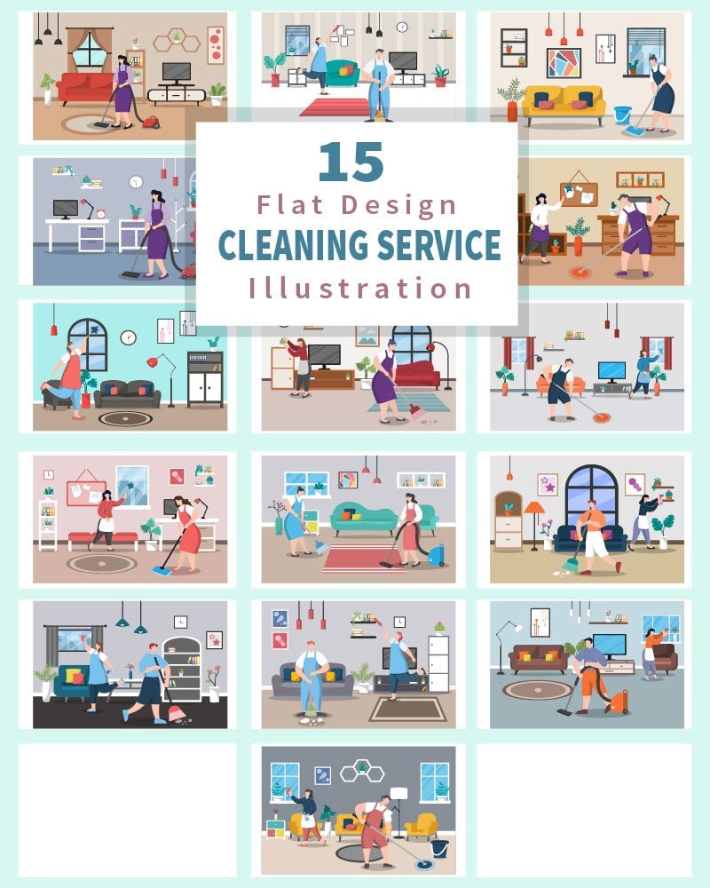 Kit Graphique #163831 Cleaning House Divers Modles Web - Logo template Preview