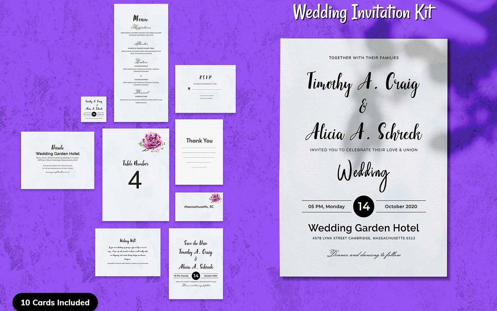 Kit Graphique #164099 Mariage Invitation Divers Modles Web - Logo template Preview