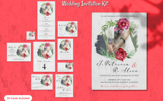 Alice - Wedding Invitation Kit - Corporate Identity Template
