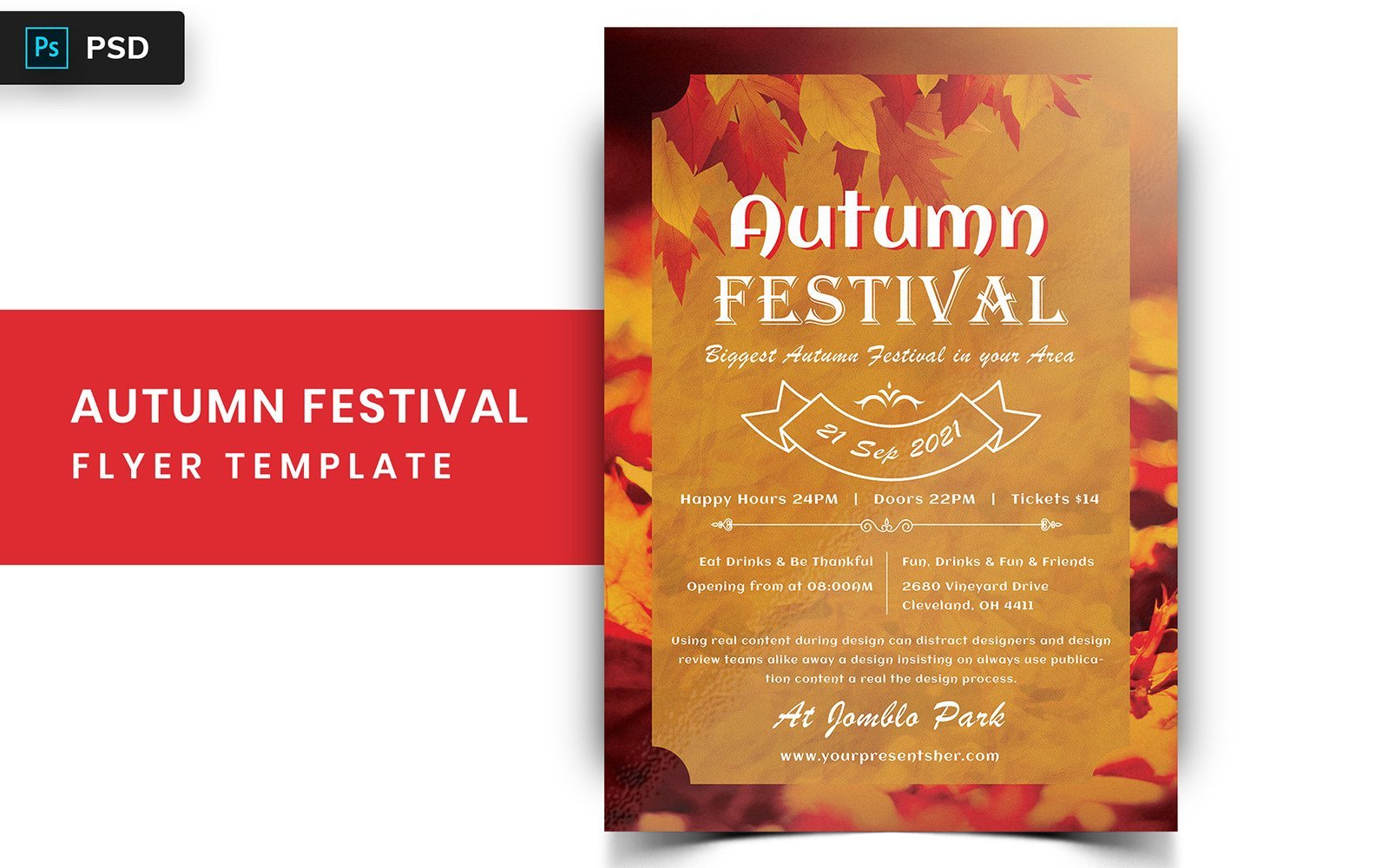 Template #164109 Autumn Festival Webdesign Template - Logo template Preview