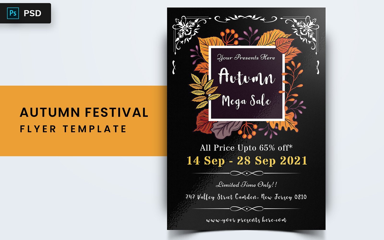 Template #164126 Autumn Festival Webdesign Template - Logo template Preview