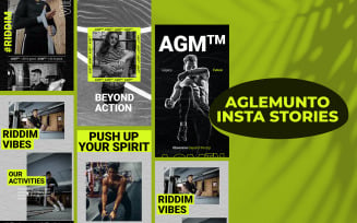 Aglemunto Fitness - Insta Story Social Media Template
