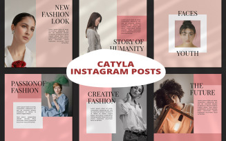 Catyla Instagram Posts Social Media Template