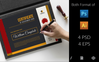 Software Company Certificate Template
