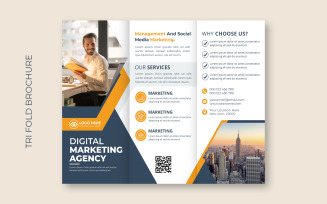 Corporate Business Trifold Brochure Cover Theme - Corporate Identity Template