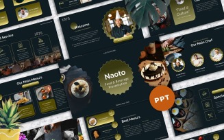 Naoto - Food & Beverages PowerPoint template