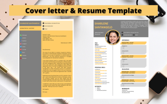 Professional No 07 - Industrial Yellow Resume Template
