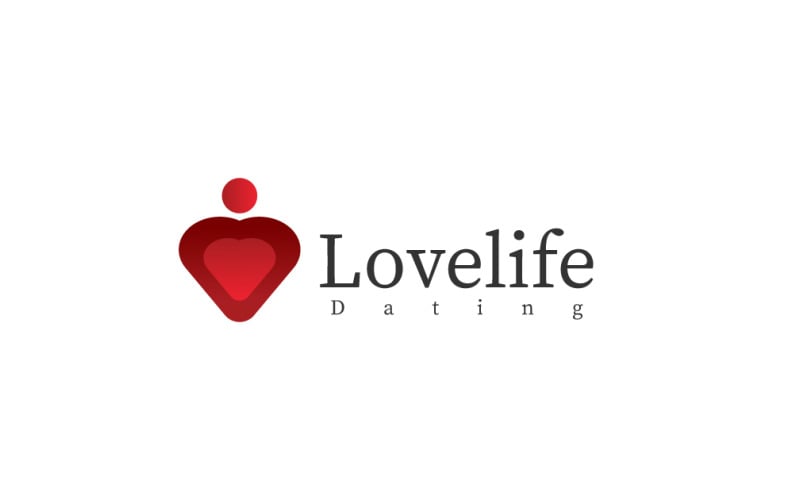 Dating Life Logo Template