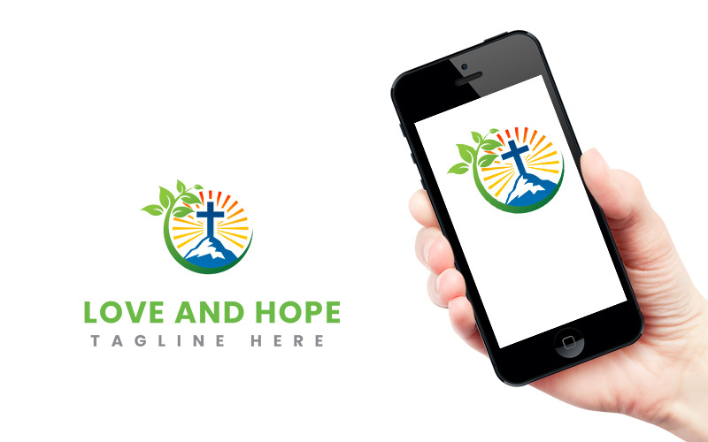Love and Hope Logo Design Logo Template